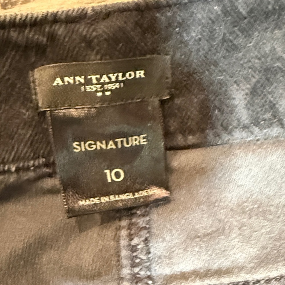 Ann Taylor Men’s Black Corduroy Straight Leg Pants - Picture 5 of 11